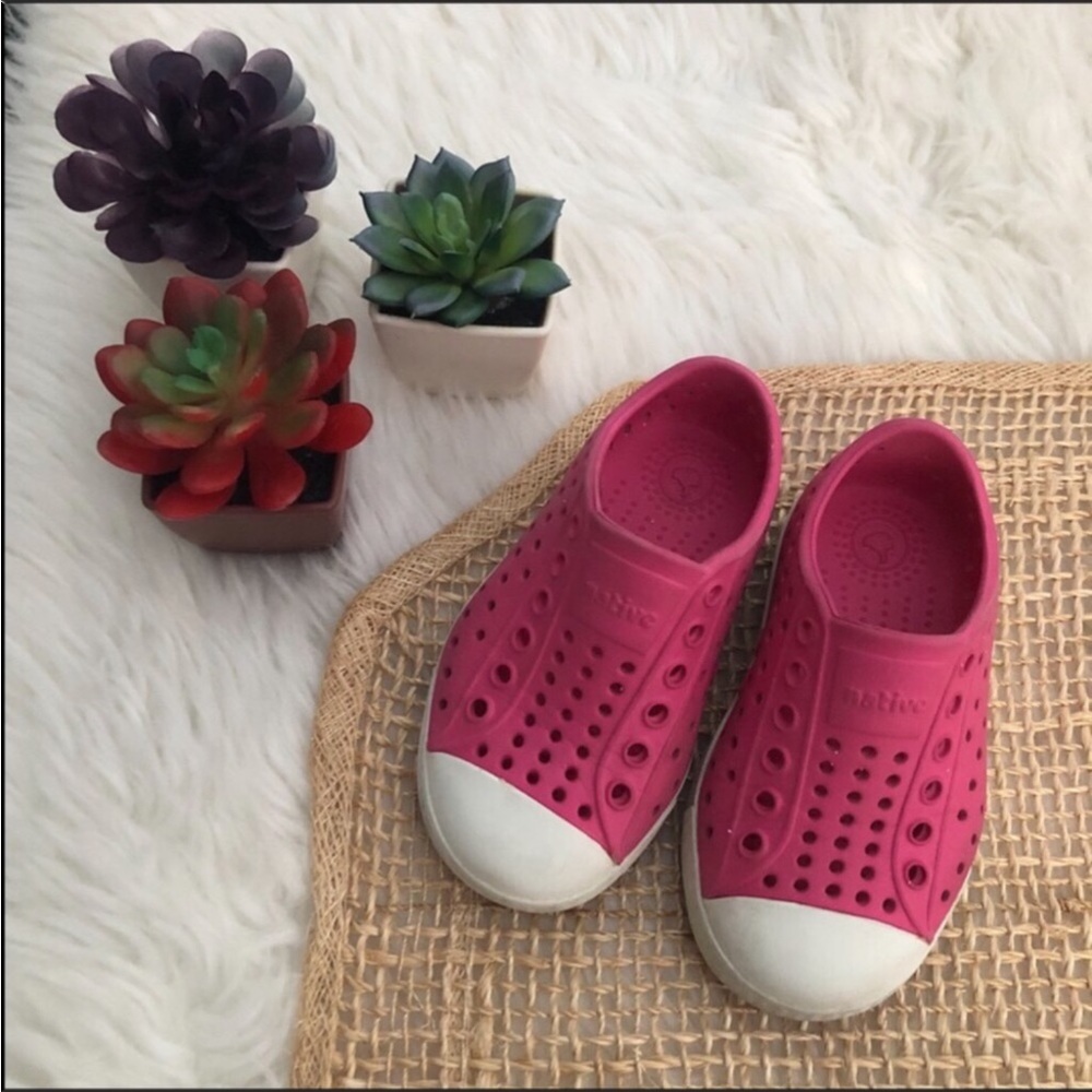 Native Pink Slip On Shoes